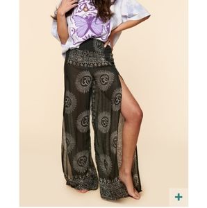 NWT Earthbound Faux Wrap Pants XL